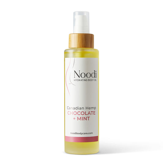 Noodi Hemp Body Oil - TRAVEL SIZE Chocolate + Mint, 30ml